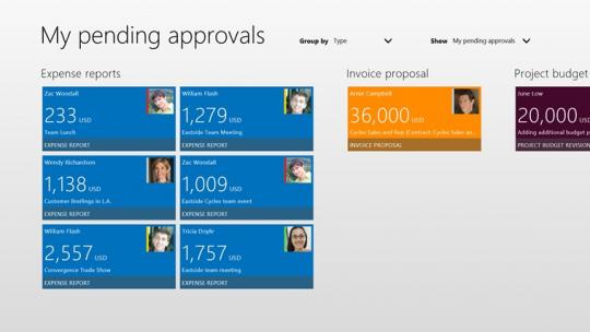 Approvals mobile app for Microsoft Dynamics AX
