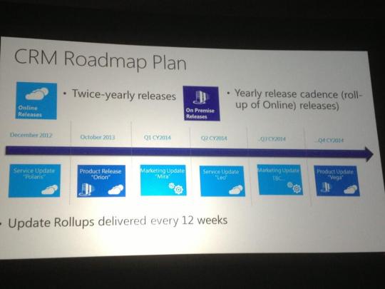 Microsoft Dynamics CRM Roadmap Plan