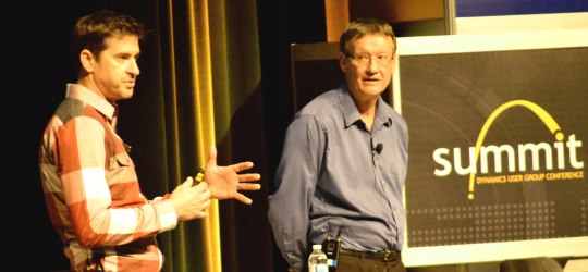 Errol Schoenfish (left) and Jeff Trosen at GPUG Summit 2014