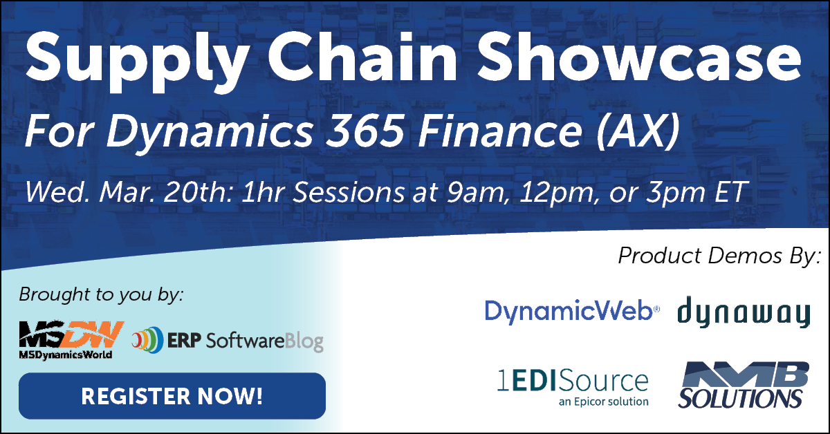 Supply Chain Showcase for Dynamics 365 SCM