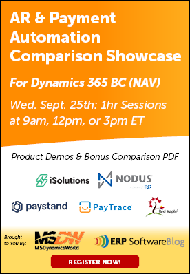 AR & Payment Automation Comparison Showcase for Business Central