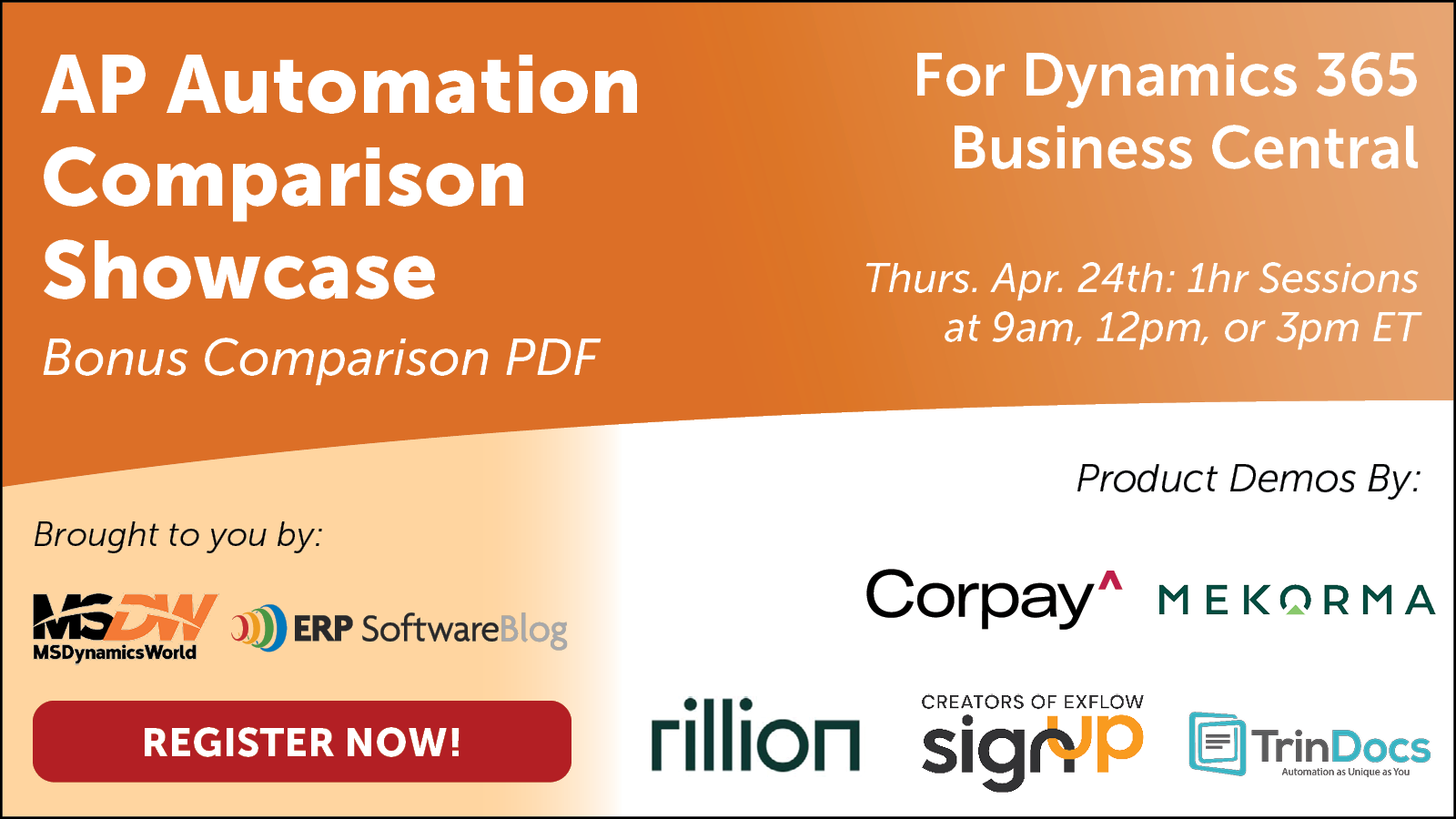 AP Automation Comparison Showcase for Business Central, April 2025