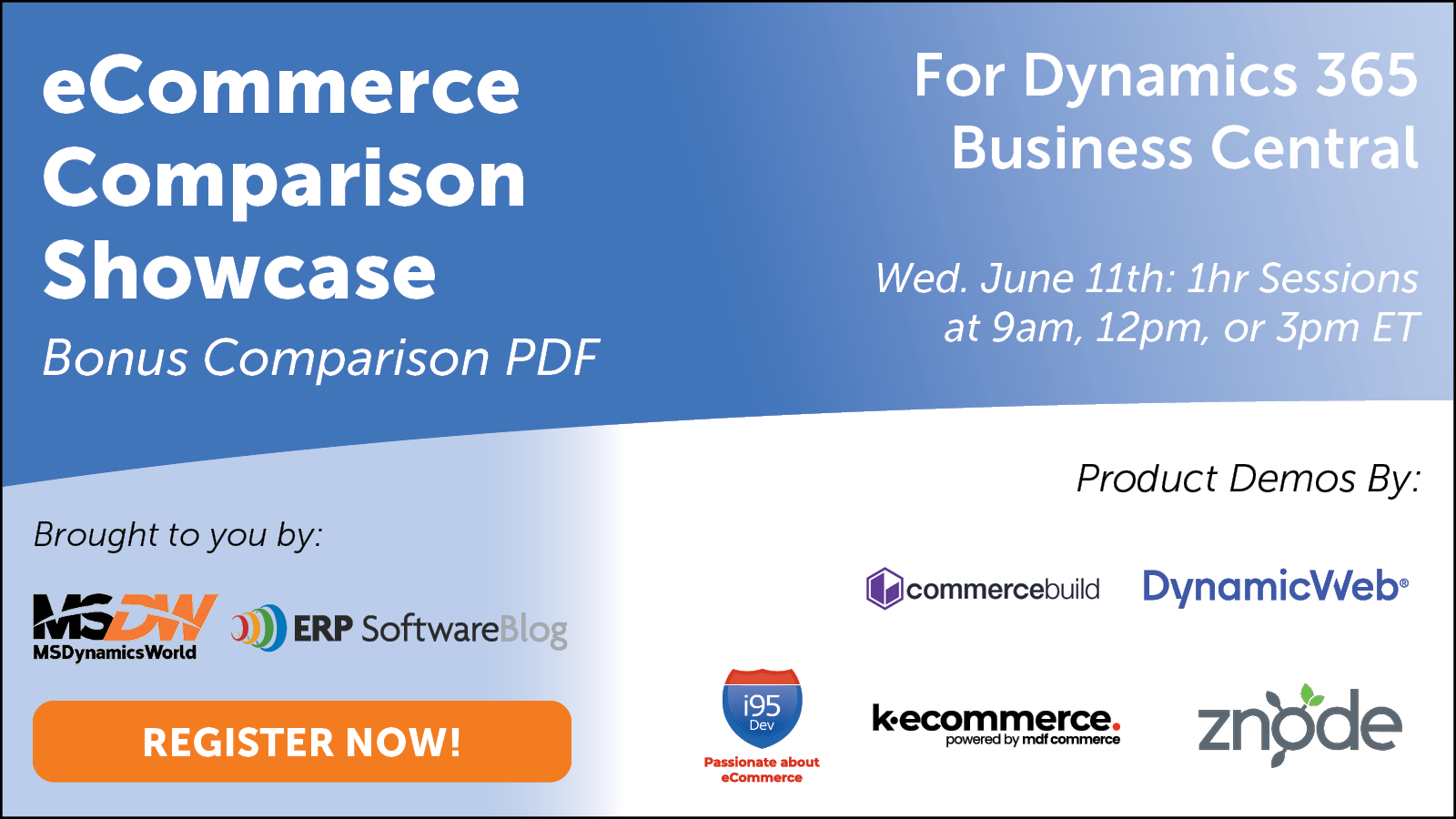 eCommerce Comparison Showcase for Dynamics 365 Business Central