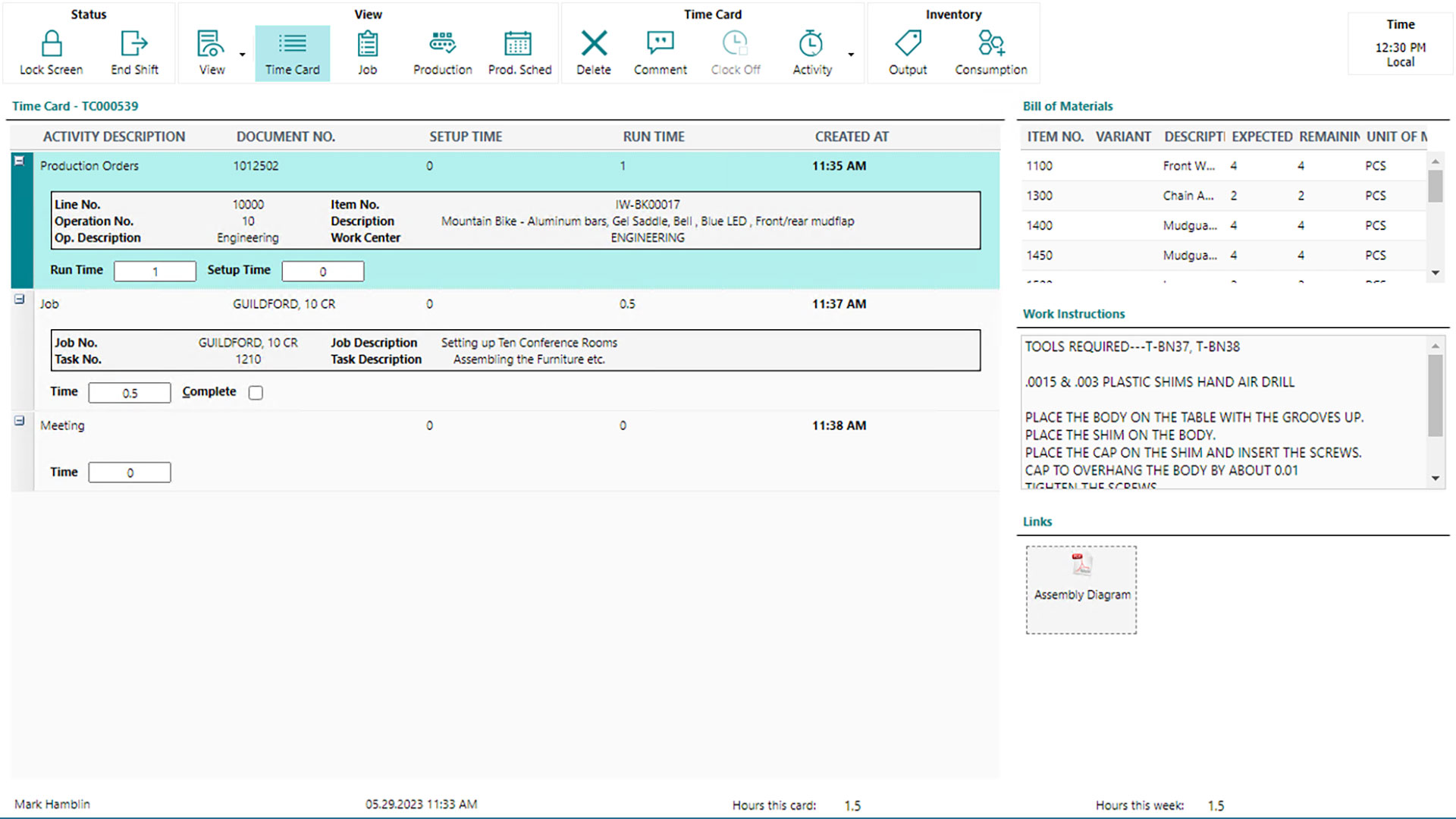MES Upgrade for Business Central: Insight Works Version 7.14