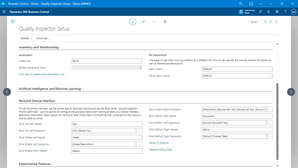 Simplifying Compliance Through Quality Control in Business Central