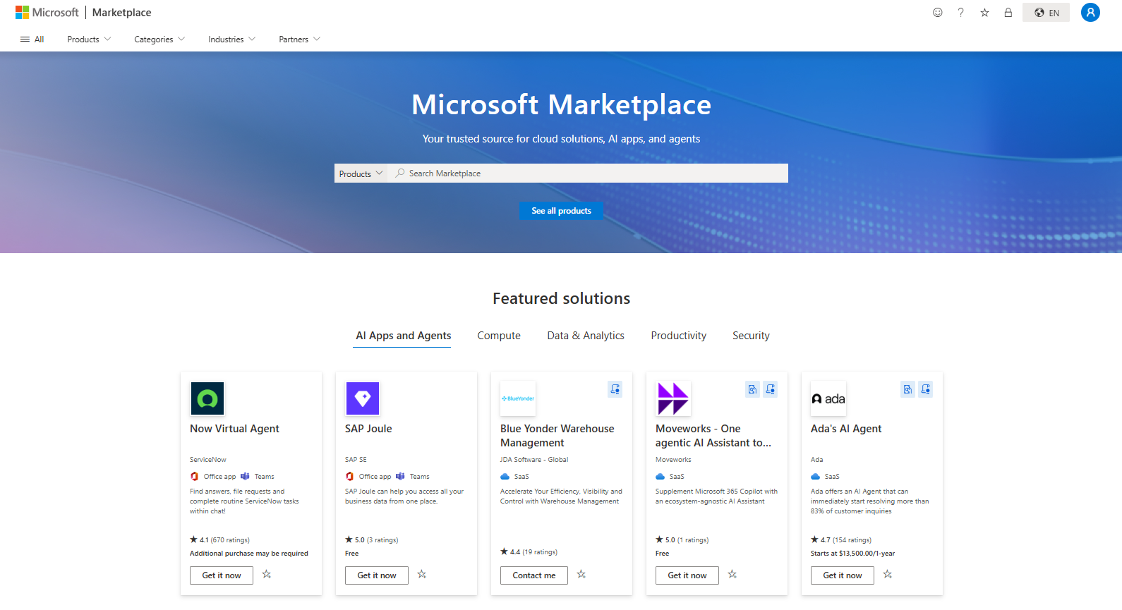 Microsoft Marketplace