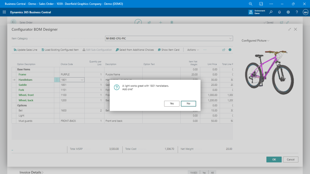 Why Business Central’s Standard BOM Setup Falls Short for Complex Configurations
