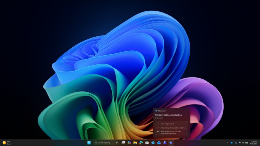 Agents on the Windows taskbar