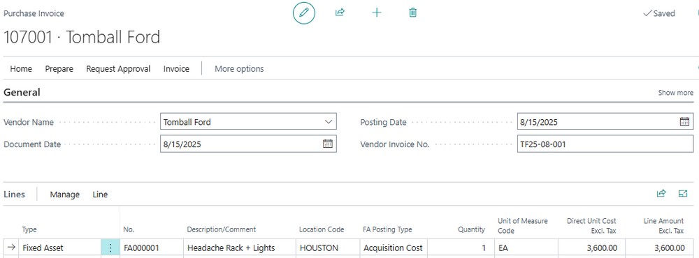 Business Central’s Hidden Depreciation Features for Assets Already in Service