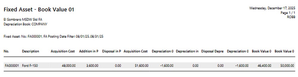 Business Central’s Hidden Depreciation Features for Assets Already in Service
