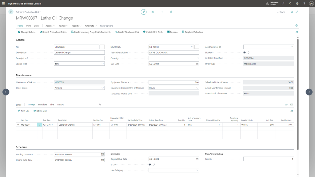How to Block Production Capacity for Maintenance in Business Central—Without Causing Bottlenecks