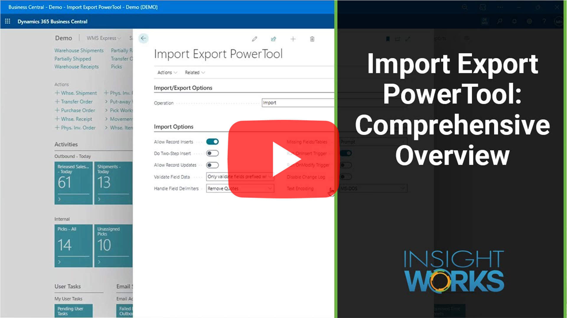 Import Data into Business Central with Free Import Export PowerTool