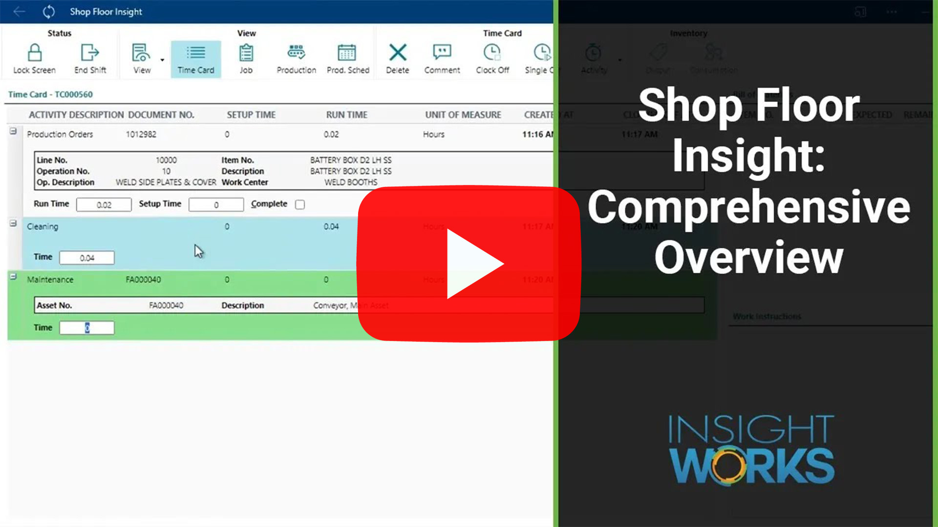 Shop Floor Insight Designed for Microsoft Dynamics 365 Business Central