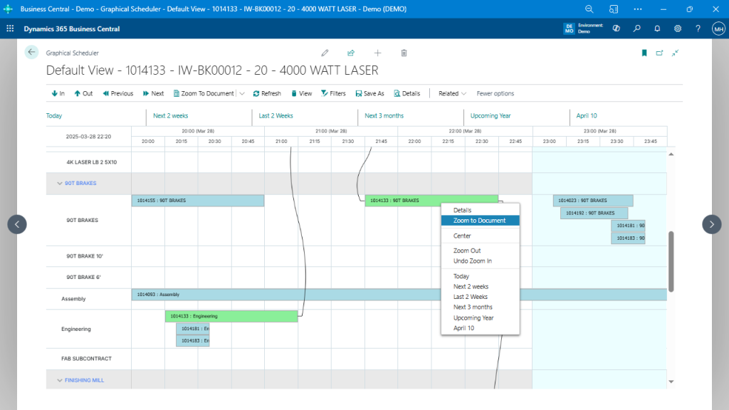The Secret to Reducing Production Bottlenecks with Visual Scheduling in Business Central