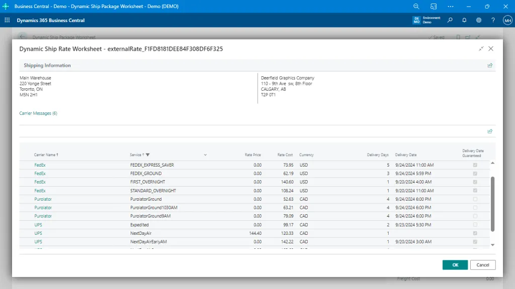 How Real-Time Rate Shopping in Business Central Improves Shipping Cost Control