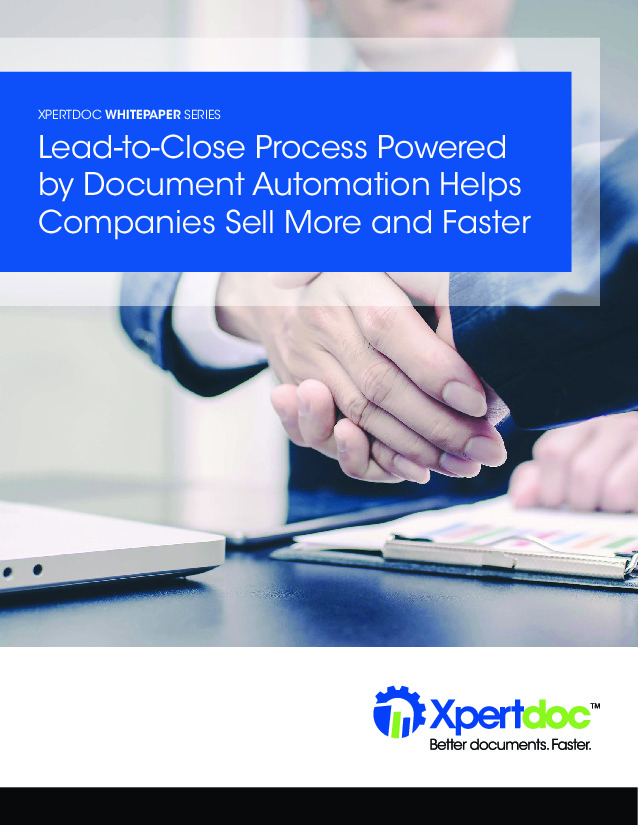 Sell More and Faster with Document Automation in Dynamics CRM/CE