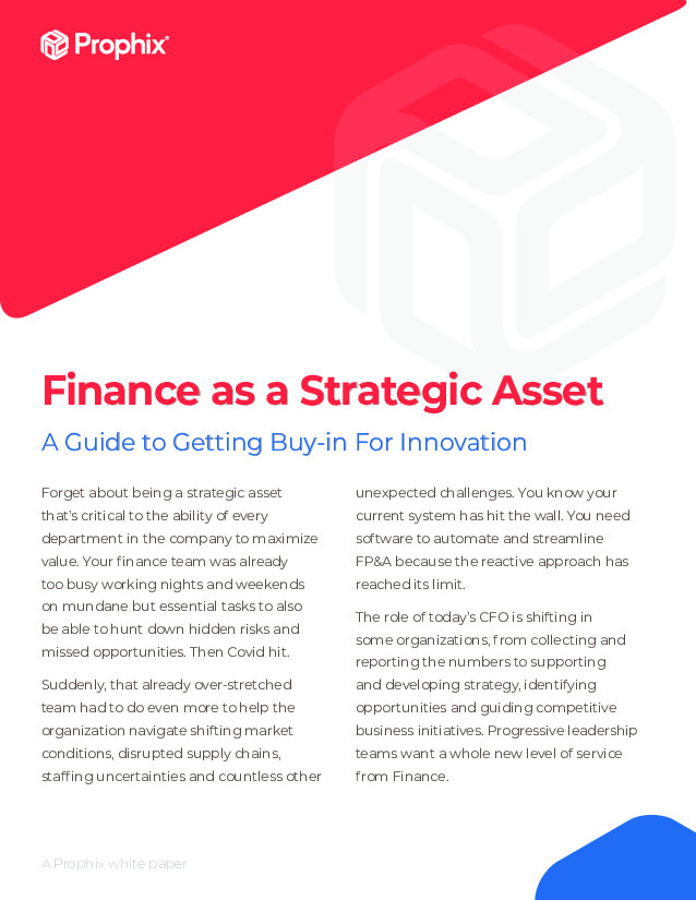 Finance as a Strategic Asset: A Guide to Getting Buy-In for Innovation