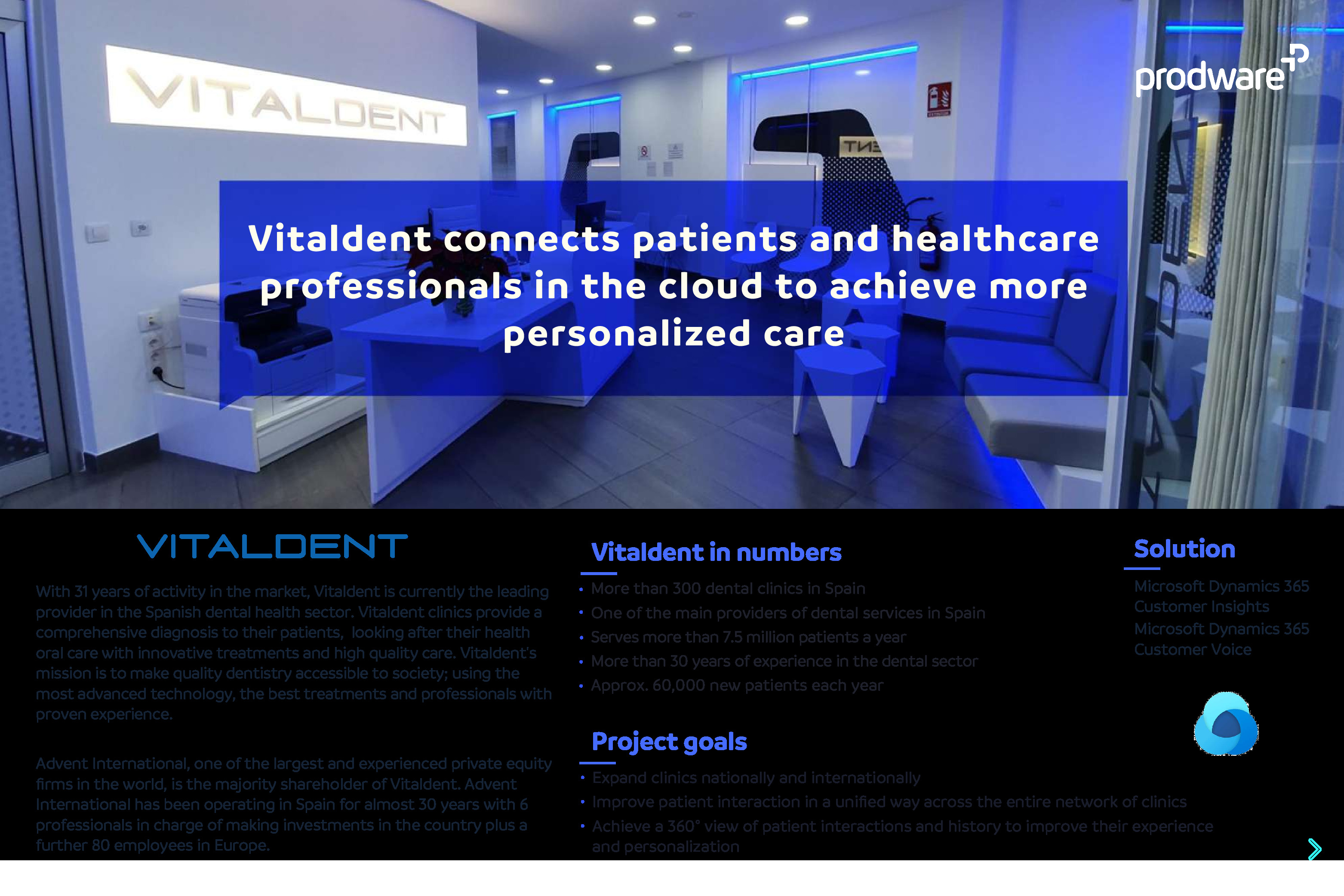 Vitaldent Connects Patients and Healthcare Providers in the Cloud to Achieve More Personalized Care