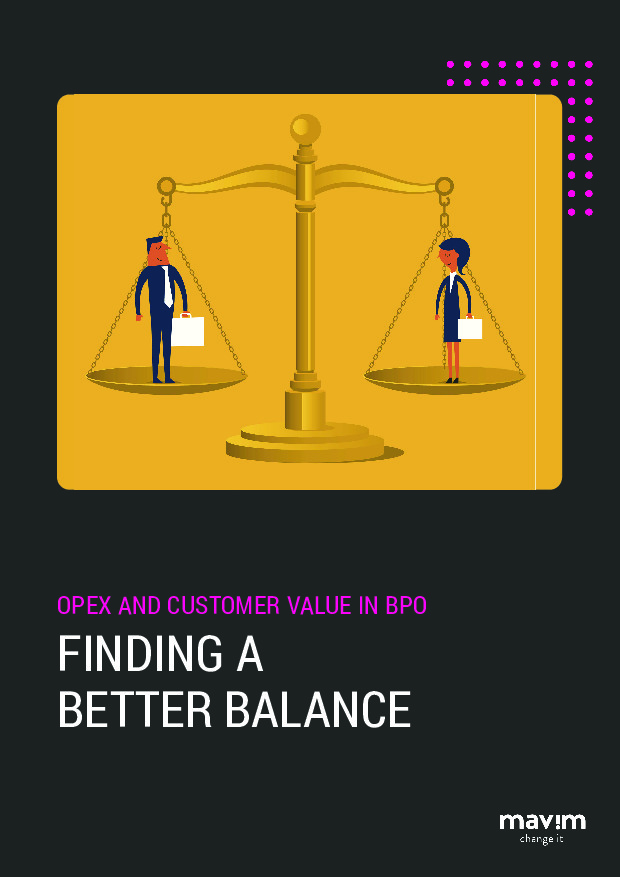 Balancing Operational Excellence and Customer Value in Business Process Outsourcing