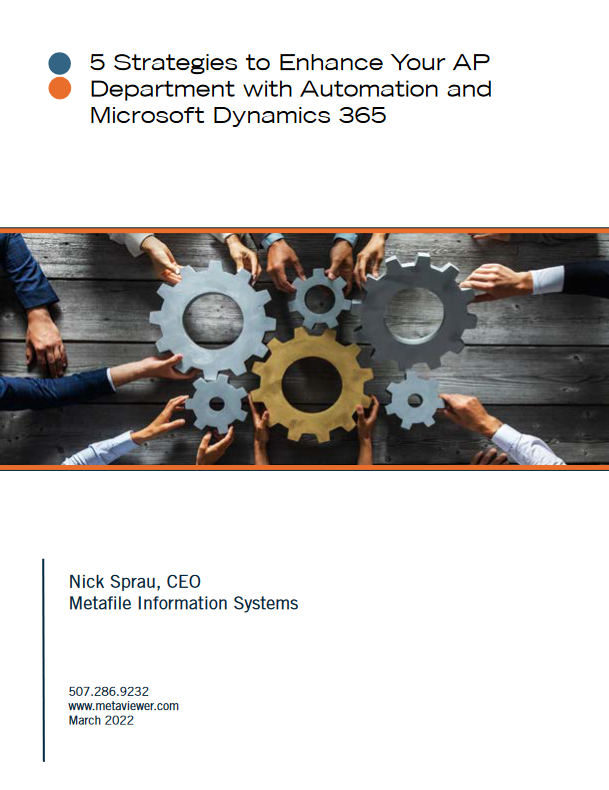 5 Strategies to Enhance Your AP Department with Automation and Microsoft Dynamics 365