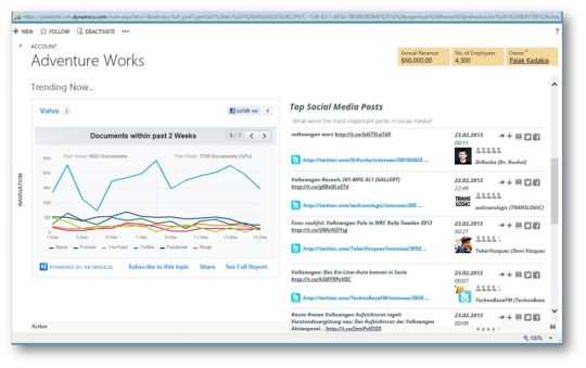 NetBreeze for Microsoft Dynamics CRM