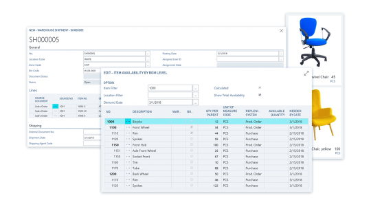 Microsoft Dynamics 365 Business Central operational capabilities