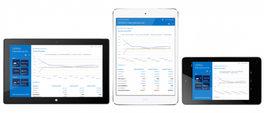 Microsoft Dynamics NAV 2015 tablet clients