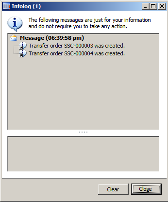 Microsoft Dynamics AX 2012 R3 planned transfer order