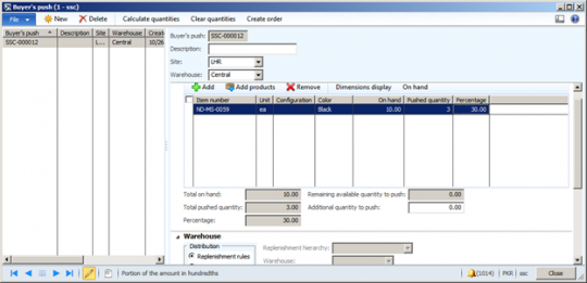 Microsoft Dynamics AX 2012 R3 buyer's push