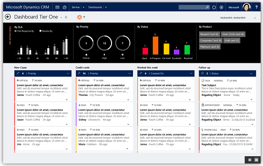 Microsoft Dynamics CRM 2016 Interactive Service Hub, Tier 1