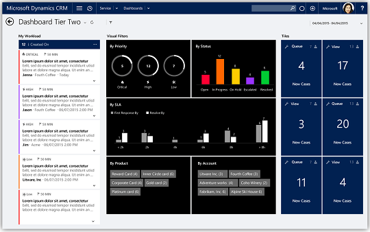 Microsoft Dynamics CRM 2016 Interactive Service Hub, Tier 2