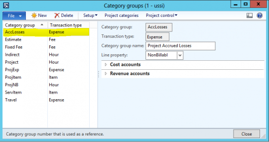 Category Groups