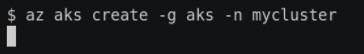 Azure Kubernetes command