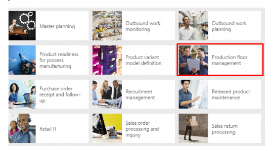 New Microsoft Dynamics AX Production Floor Management