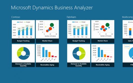 Microsoft Dynamics Business Analyzer for Windows 8