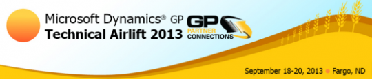 Microsoft Dynamcis GP Technical Airlift 2013