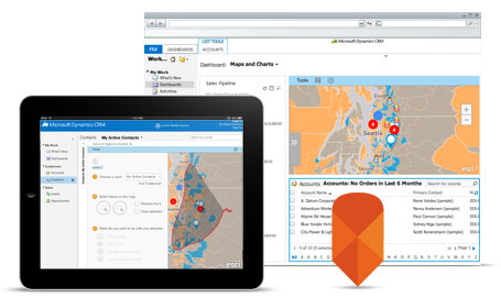 Esri Maps for Dynamics CRM