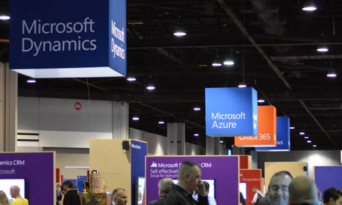 Microsoft expo hall