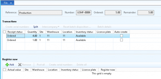 Microsoft Dynamics AX 2012 R3 Inventory Status