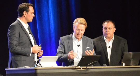 Microsoft product managers demonstrate Dynamics NAV 2016 at NAVUG Summit 2015