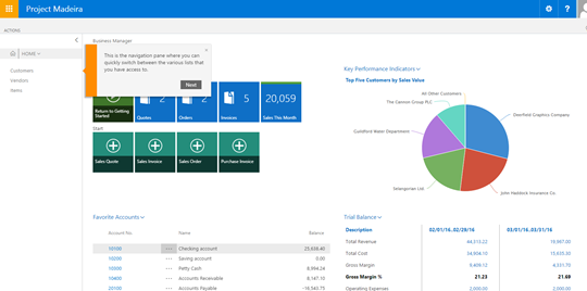 Microsoft Project Madeira