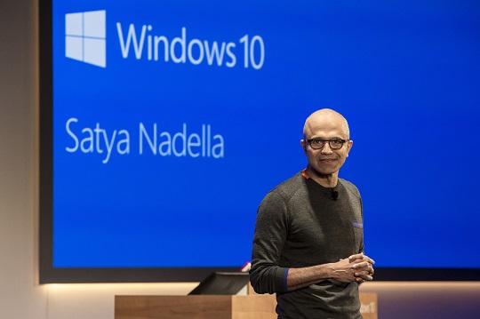 Windows 10 and Satya Nadella