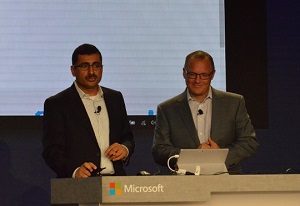 Sri Srinivasan and Christian Pedersen of Microsoft