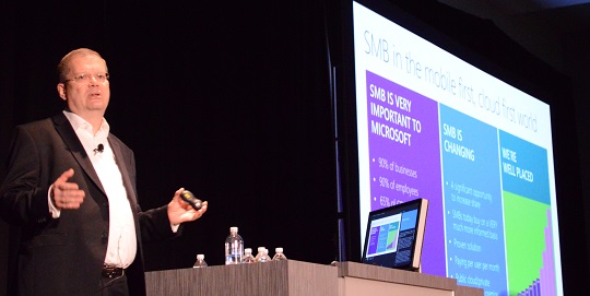 Microsoft Dynamics NAV GM Erik Tiden speaking at WPC 2014