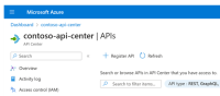 Azure API Center screenshot