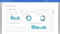 Finance Overview dashboard in Business Central