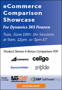 eCommerce Comparison Showcase for Dynamics 365 Finance