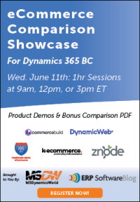 eCommerce Comparison Showcase for Dynamics 365 Business Central