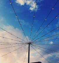 Connected strings of lights