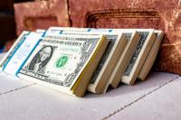 Cash on a surface